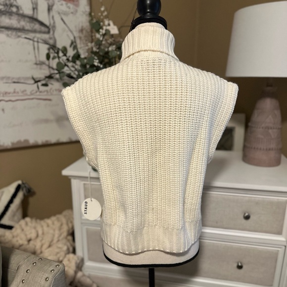 NWT | STAUD ‘Bette’ Sweater in Ivory - Picture 5 of 15